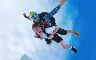How fast do you fall on a freefall tandem skydive?
